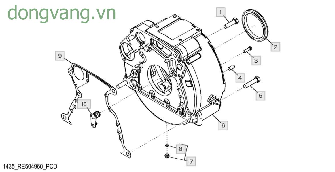 1435 Flywheel Housing - ST451669